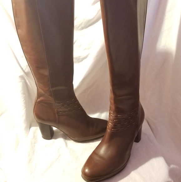 clarks heeled boots